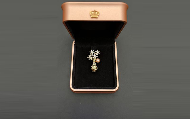 璀璨花韵瓶（金） 